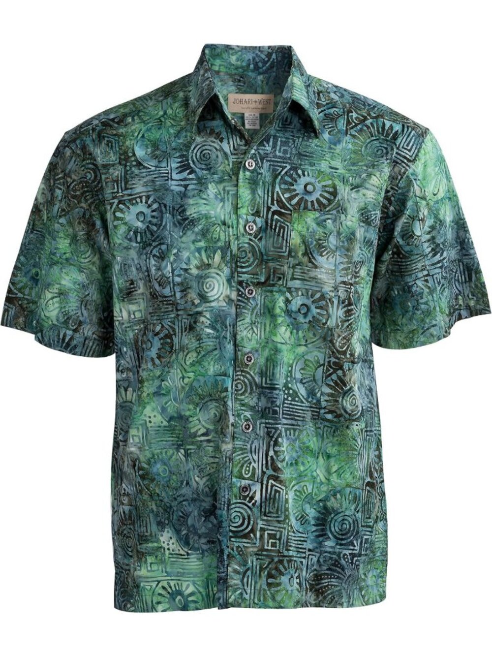 Men's Short Sleeve Hawaiian Shirt - Casual Tropical Button Down Top for Summer